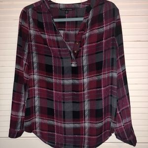 Plaid Blouse by Zac and Rachel